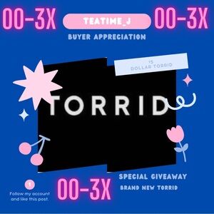 Sept 14,29 Torrid show( like this to be notified)